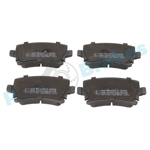 Rear brake pad set - brake,