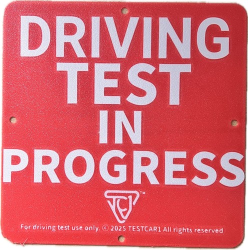 Learner plate for back - ,