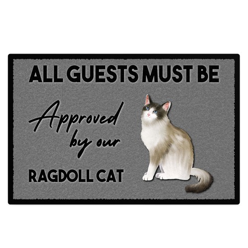 Personalised ragdoll cat floor - ragdoll,
