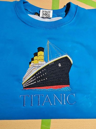 Titanic embroided sweatshirt - embroided,