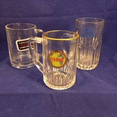 Vintage half pint - pint, glasses