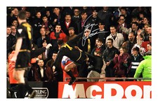 Eric Cantona Signed A4