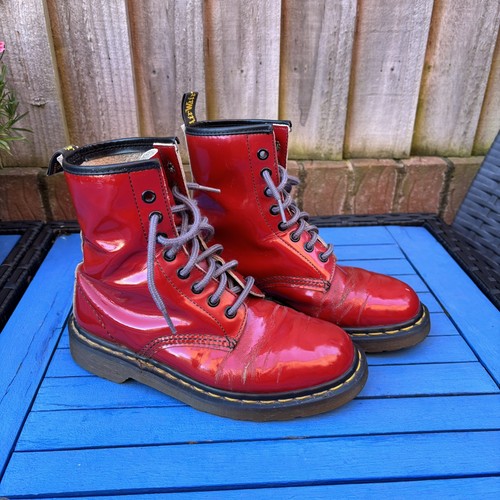 Martens 1460 bright red - martens,