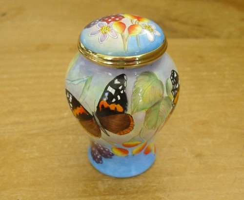 Moorcroft enamels red admiral - enamels,