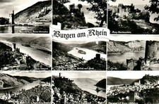 AK* Castles on the Rhine - Multi-image map (AB)70225