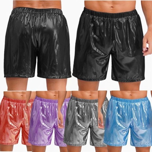 Men shiny elastic waist - shiny,