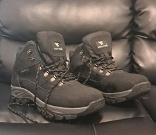 MENS LEATHER WYRE VALLEY WATER PROOF WALKING HIKING  SHOES ANKLE BOOTS SIZE 11