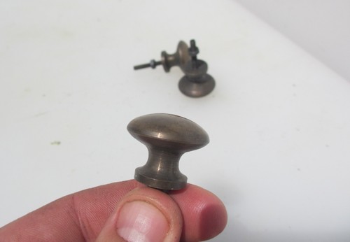 Vintage brass cabinet knob - vintage,