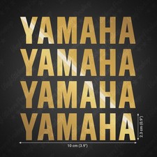 4 YAMAHA Glossy GOLD metallic