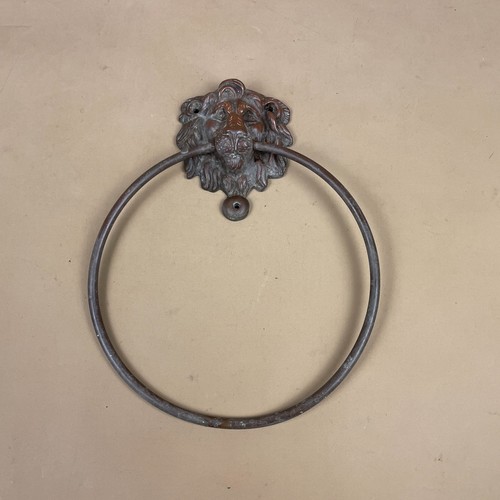 Lion head towel ring - lion,