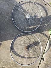 Mavic Module 3 Cd Anodised Wheelset On Suzue Flip Flop Hub. 28 X  1 1/4.