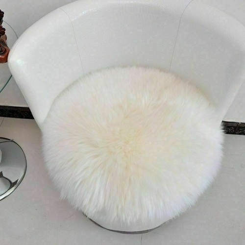 Round fake wool - round, sheepskin