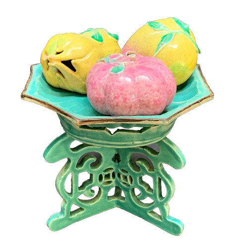 Antiq chinese fruit altar - antiq, 5