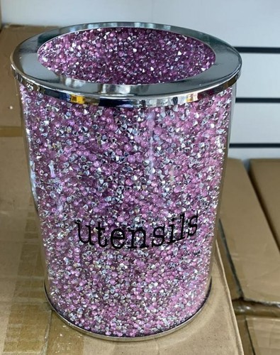Crushed diamond pink and - diamond,