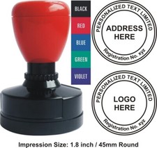 Round Custom Name Business