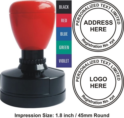 Round custom name business - round,