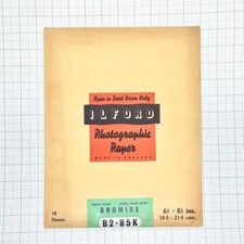 Vintage. Unsealed Ilford Photographic paper envelope, 1960s made in UK