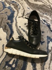 Bata black trainers UK6