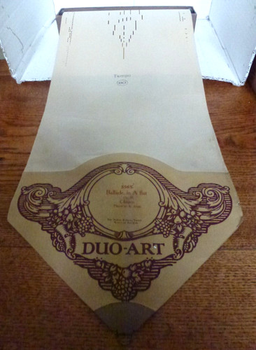 Duo art piano - roll., chopin's