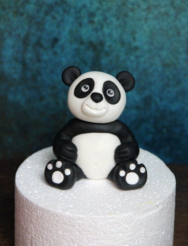 Panda handmade fondant - panda,
