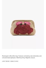 Zara Raffia Beaded Bag with