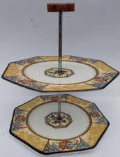 An Edwardian Cake Stand. Wedgwood & Co Imperial Porcelain 'Melody' Early 1900s