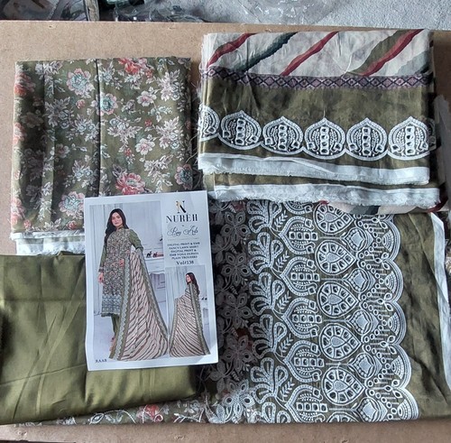 Asian style unstitched suit - asian,