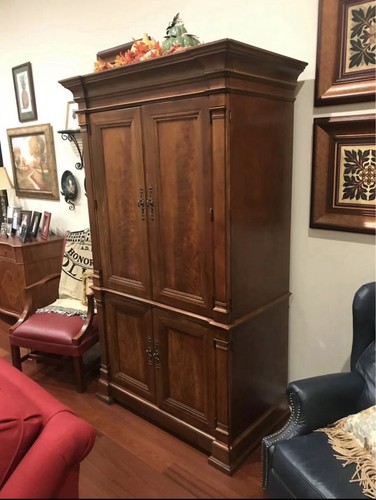 Old hickory solid wood armoire - hickory,