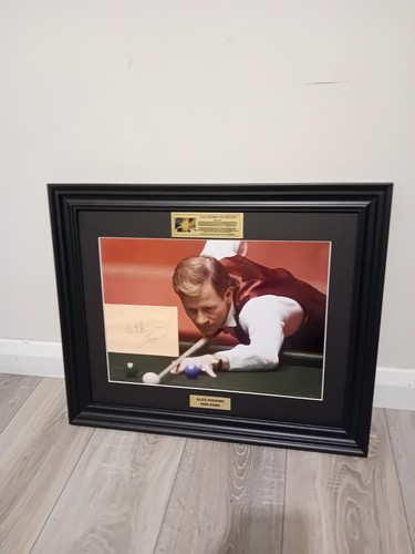 Alex higgins hand signed - alex,