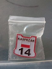 Krysztof Kasprzak Speedway GP Race Bib Silver Speedway Badge