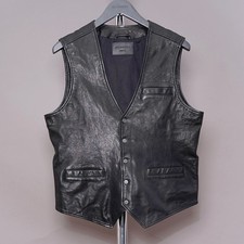 ALL SAINTS Leather Waistcoat