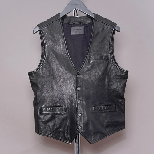 All saints leather waistcoat - saints,