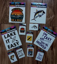 Vinyl Stickers Fishing Decals