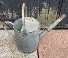 vintage galvanised watering