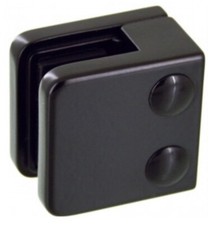 Black glass clamp square 45 - glass,