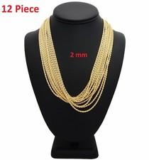 12 Piece 2mm Rope Chain