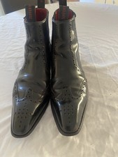 MENS JEFFERY WEST BOOTS UK 10 , BLACK