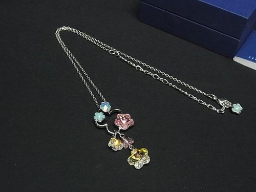 Swarovski necklace silver - silver, x