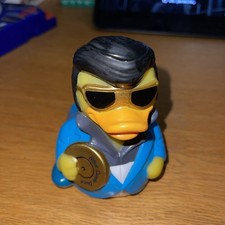 Bud Ducks Large Rubber Duck Novelty Bath CelebriDucks Collectable Blue Suede