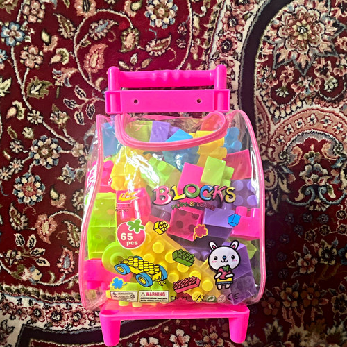 Play learn 65pc interlocking - 65pc,