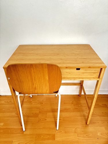 Small work table and - chair, set
