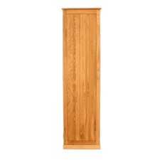 Solid Oak Tall Shoe Cupboard