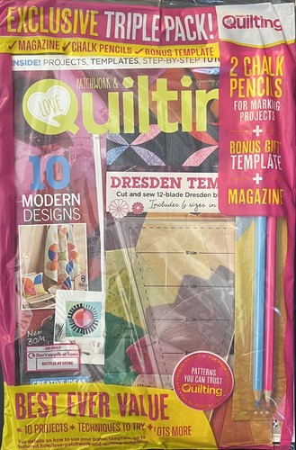 Love patchwork quilting - patchwork,