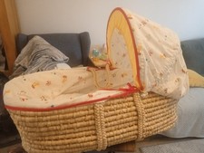 Mothercare Baby Moses Basket and foldable stand