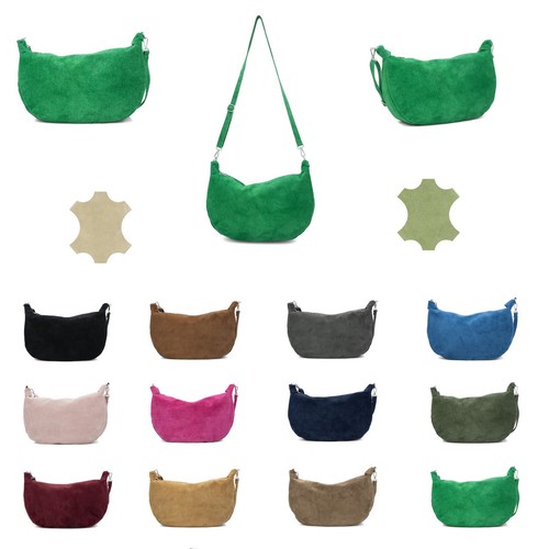 Ladies suede leather large - suede,