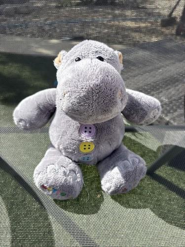 Humatt buttons hippo plush - buttons,