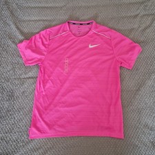Nike Miler 1.0 T Shirt Fuchsia