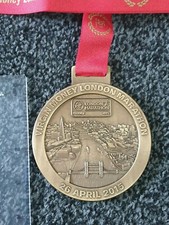 Virgin London marathon medal