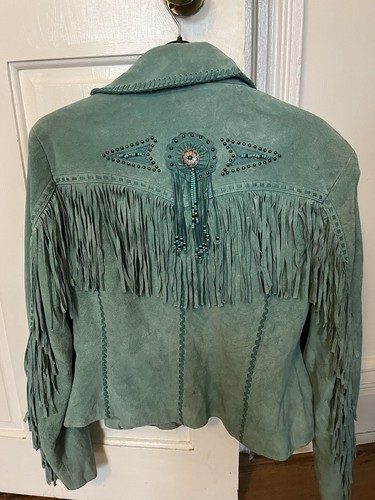 Scully blue suede - blue, jacket