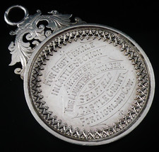 Sterling Silver Farming Medal